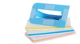 Sponge Brush With Blue Handle