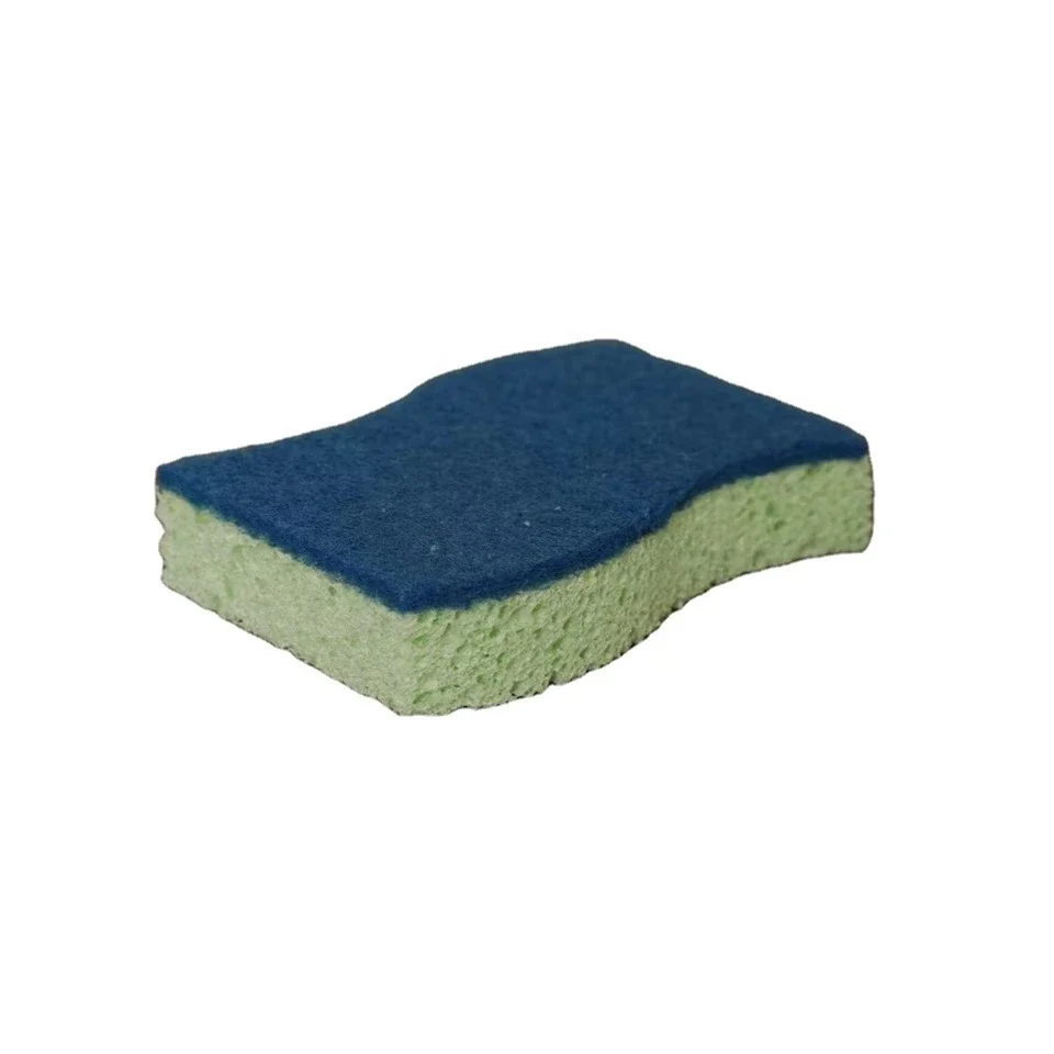 Blue Cellulose Sponge Composite Scouring Pad 3