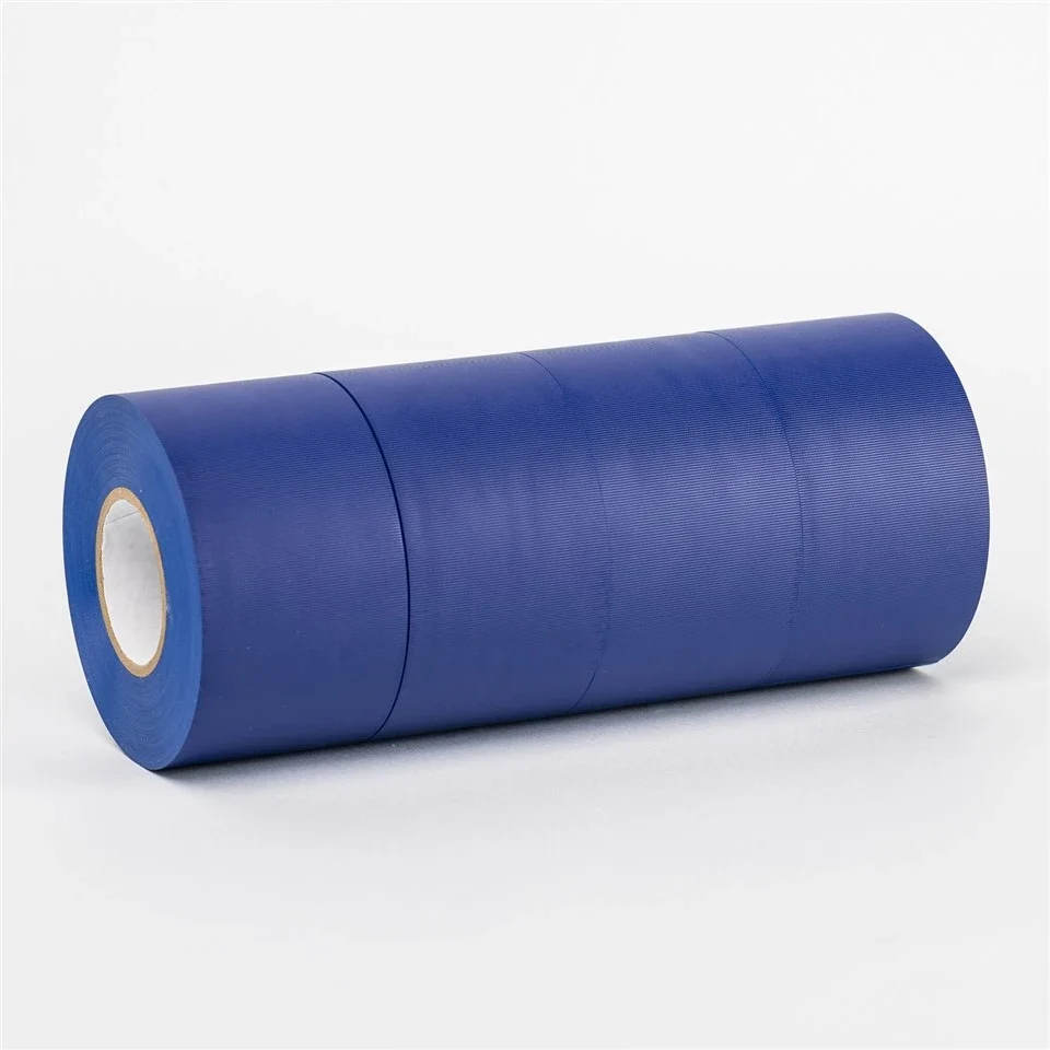 Easy Tear PVC Electrical Insulation Tape Blue Electronic Insulating Tape 3