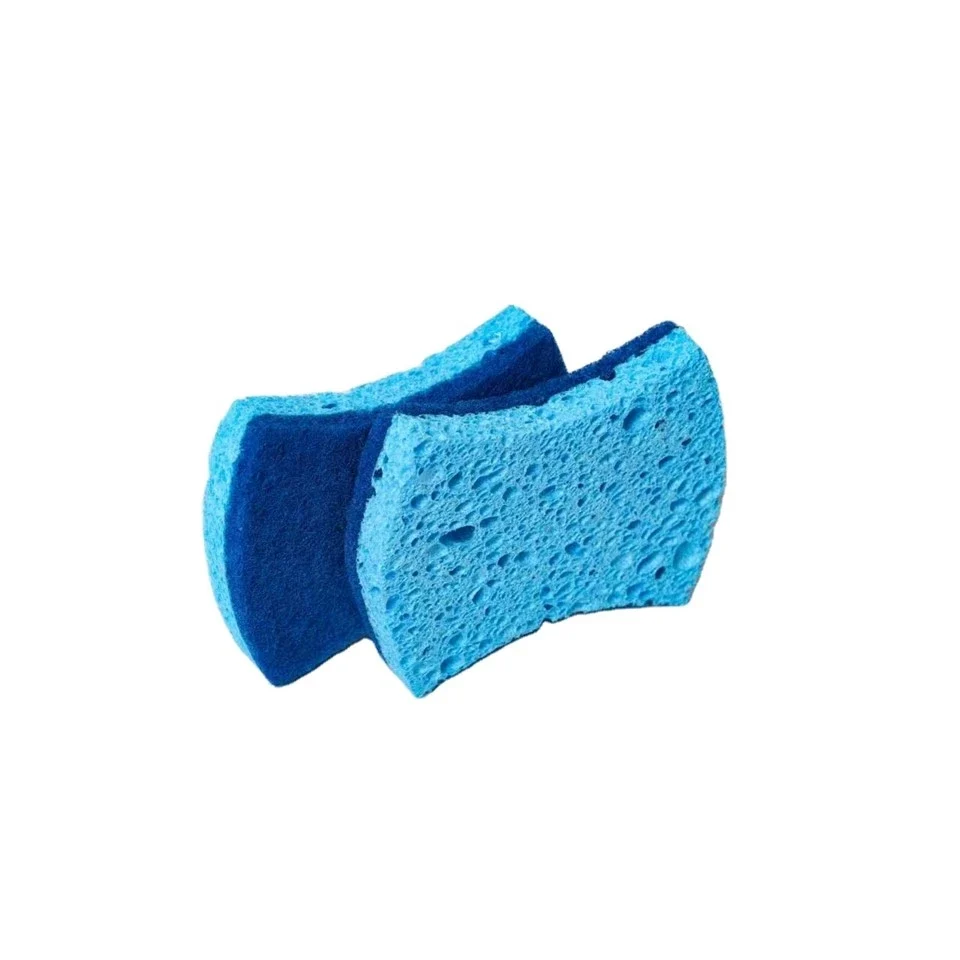 Blue Cellulose Sponge Composite Scouring Pad