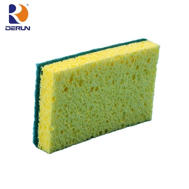 Cellulose Sponge with Scouring Pads 2