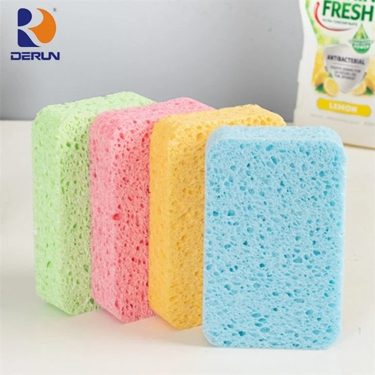 Colored Cellulose Dish Washing Sponge