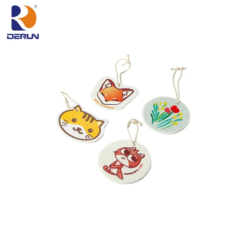 Animal Printed Compressed Cellulose Sponge