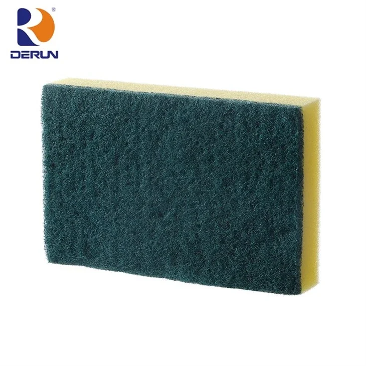 Rectangle PU Sponge with Scouring Pads 2